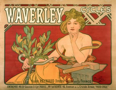 ウェイバリーサイクル 作： Alphonse Mucha
