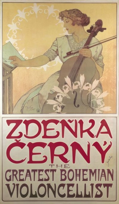 ズデンカセルニー 作： Alphonse Mucha