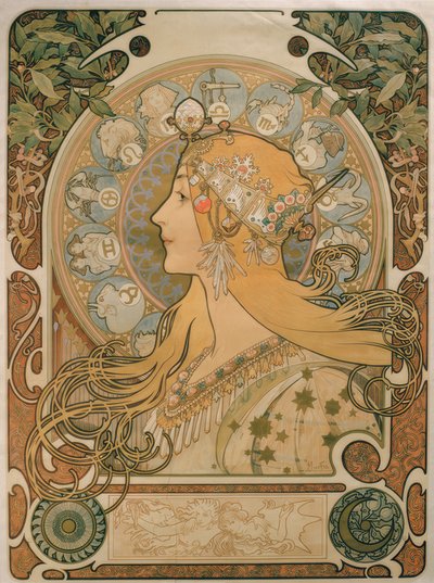 干支 作： Alphonse Mucha