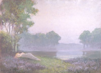 ヘザーで眠る、朝、1935 作： Alphonse Osbert