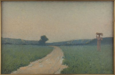 朝の野道 作： Alphonse Osbert