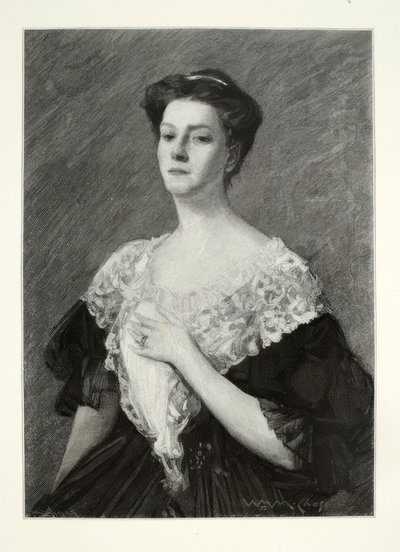 ある女性の肖像 作： Alsace Henry Wolf