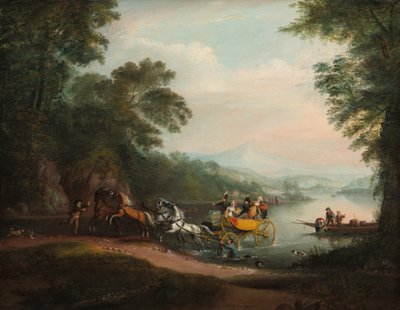 フォードでの事故、1818年。 作： Alvan Fisher