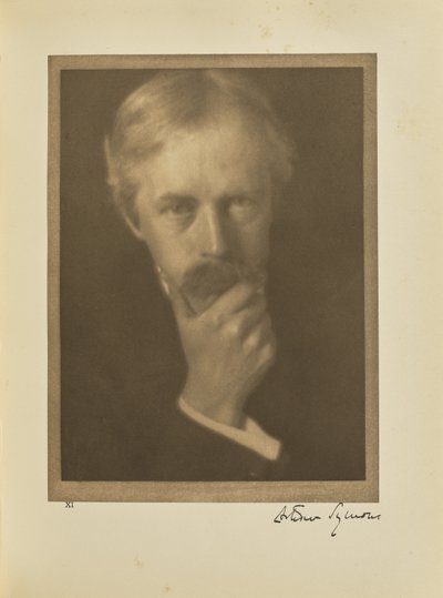 アーサー・シモンズ 作： Alvin Langdon Coburn
