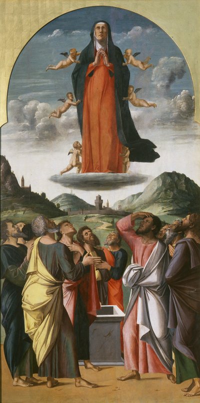 処女の仮定、1476-78 作： Alvise Vivarini
