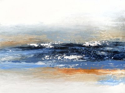 「抽象的な海の波」 作： 