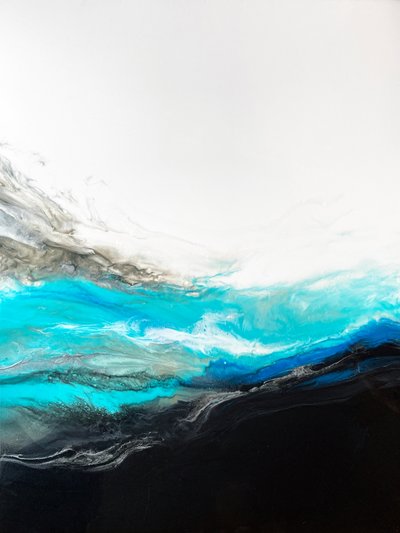 深海の抽象的な波 作： Alyson Storms
