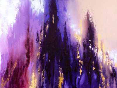 深みのあるバイオレットのきらめき 作： 