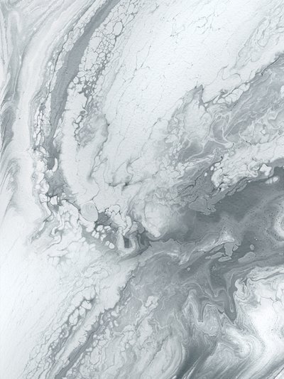 優雅なグレーの渦模様 作： 