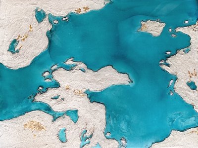 ターコイズ・ゴールド島の地図 作： Alyson Storms