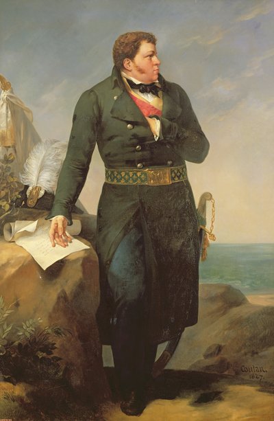 ジョルジュ・カドゥダルの肖像（1771-1804）1827年（キャンバスに油彩） 作： Amable Paul Coutan