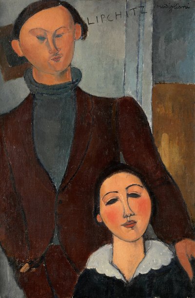 ジャックとベルト・リプシッツ、1916年。 作： Amedeo Modigliani