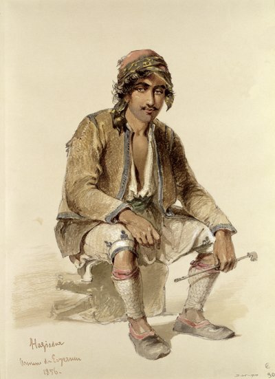 アヤドゥール-エルツェルムから、1856 作： Amadeo Preziosi
