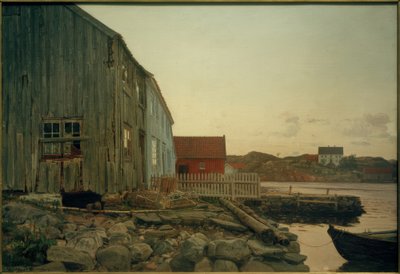 釣り小屋、アルテスヘレスンド 作： Amaldus Nielsen