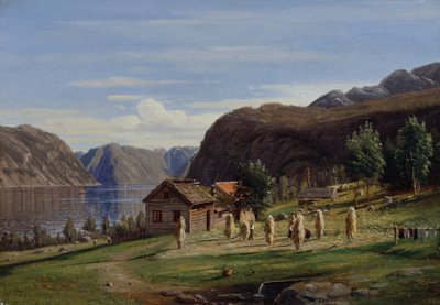 ソグンのバレストランドの農場 作： Amaldus Nielsen
