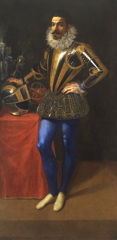 ルチオ・フォッパの肖像」1590年頃（油彩・パネル 作： Ambrogio Giovanni Figino