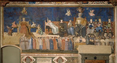 良い政府の寓話 作： Ambrogio Lorenzetti