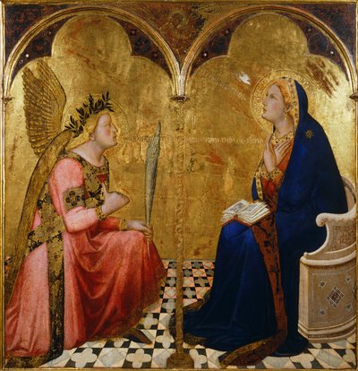 受胎告知 作： Ambrogio Lorenzetti