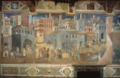 良い統治 作： Ambrogio Lorenzetti
