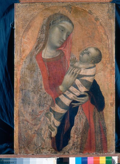 マドンナと子供、1320-23 作： Ambrogio Lorenzetti