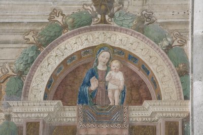 絨毯のマドンナ 作： Ambrogio da Fossano (c.1460 1523)