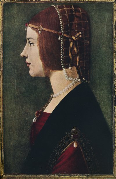若い女の子の肖像、c1490、1936 作： Ambrogio de Predis
