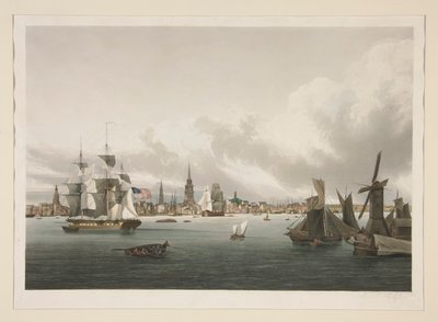 フィラデルフィアの眺め 作： Ambroise Louis Garneray