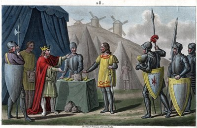 カロリング王朝のシャルルは、884年から887年まで統治しました。パリを包囲したノルマン人を攻撃する勇気がなく、彼らから和平を買ったのである。シャルル・ル・グロは王の数的な順番には含まれておらず、摂政または簒奪者とみなされています。- 設計・製作 作： Ambroise Tardieu