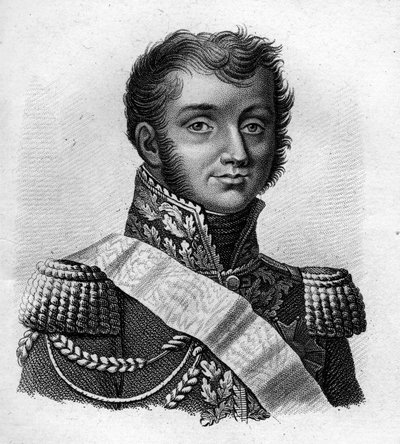 Henri Gatien Bertrand (1773-1844), フランスの将軍 - "Portraits des généraux français en suite les victoires et conêtes des français "にて。1818年にAmbroise Tardieuが描いたもの。Stellaコレクション。 作： Ambroise Tardieu