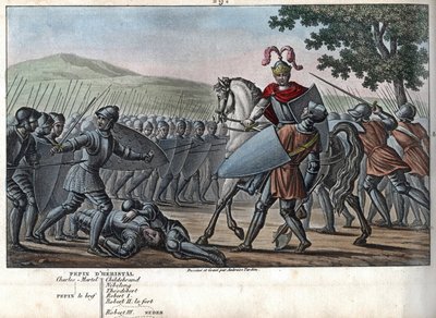 カロリング王朝のEudes（Odon）（860 - 898）は、ノルマン人との戦いを指揮し、パリを勝利に導いた（885 - 887） - 1825年にAmbroise Tardieuがデザインと彫刻を行った。 作： Ambroise Tardieu