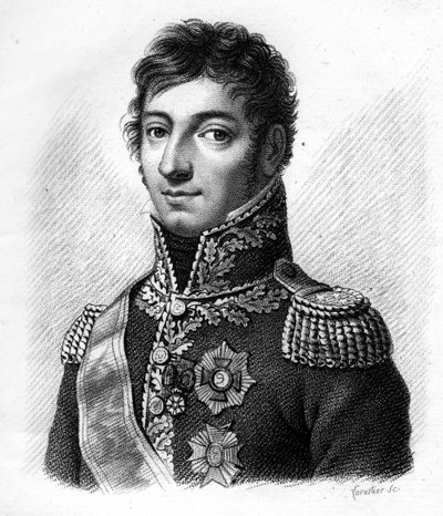 Lefèvre Desnouettes将軍（1773-1822） - 「フランスの勝利と征服に続く将軍たちの肖像」の中の人物。1818年にAmbroise Tardieuが彫ったもの。Stellaコレクション。 作： Ambroise Tardieu