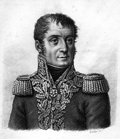 General Mouton - Duvernet (Régis Barthélemy, Baron Mouton-Duvernet) フランスの将軍（1769年から1816年）。"Portraits of French Generals following the victories and conquests of the French "に掲載されています。1818年にAmbroise Tardieuが描いたもの。Stellaコレクション。 作： Ambroise Tardieu