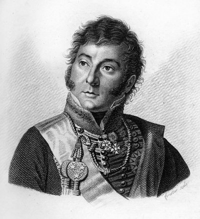 Guillaume Joseph Nicolas LAFON BLANIAC (1773-1833) - "Portraits of the French generals following the victories and conquests "の中の一人。1818年にAmbroise Tardieuが彫ったもの。Stellaコレクション。 作： Ambroise Tardieu