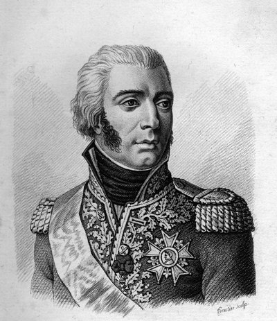 Jean - Baptiste Bessières Duke of Istria Maréchal of France (1768 to 1813).- in Portraits of the French generals following the victories and conquetry of French.1818年にAmbroise Tardieuが彫ったもの。ステラコレクション。 作： Ambroise Tardieu