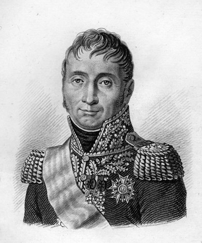 ジャン・ドミニク・コンパン（1769-1845） - 「フランスの勝利と征服に続く将軍たちの肖像」に掲載。1818年にAmbroise Tardieuが彫ったもの。Stellaコレクション。 作： Ambroise Tardieu