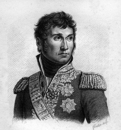 Jean Lannes (1769-1809), Duke of Montebello, "Portraits of the French generals following the victories and conquests of the French "に登場するフランスの元帥。1818年にAmbroise Tardieuが描いたもの。Stellaコレクション。 作： Ambroise Tardieu