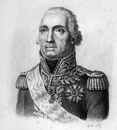 Moncey.Bon Adrien Jeannot de Moncey, Duke of Conegliano Maréchal of France (1754 to 1842).in "Portraits of the French generals following the victories and conquests of the French".1818年にAmbroise Tardieuによって彫られたもの。ステラコレクション。 作： Ambroise Tardieu