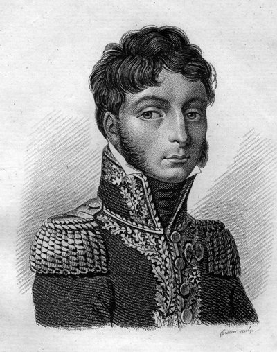 Philippe Paul, Count of Ségur (1780-1873), フランスの将軍、歴史家 - 「Portraits of the French Generals following the victories and conquests of the French」に掲載。1818年にAmbroise Tardieuが彫ったもの。ステラコレクション。 作： Ambroise Tardieu