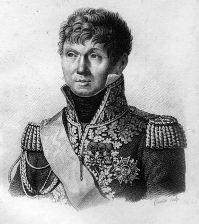1808年にベルーヌ公となったクロード・ヴィクトル・ペラン（ヴィクトル・マルシャル・ダンピール（1807年）として知られる）の肖像。1818年にAmbroise Tardieuによって作られたお墓。ステラコレクション。 作： Ambroise Tardieu