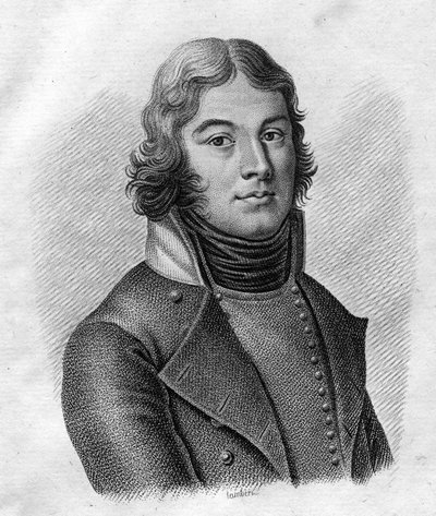 ラザール・ルイ・オッシュ将軍（1768-1797）の肖像 - 「フランスの勝利と征服に続く将軍たちの肖像」に掲載。1818年にAmbroise Tardieuが彫ったもの。Stellaコレクション。 作： Ambroise Tardieu