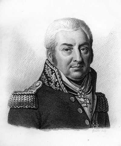 将軍ニコラ・アントワーヌ・サンソンの肖像画（1756-1824） - 「フランスの勝利と征服に続く将軍たちの肖像」に掲載。1818年にAmbroise Tardieuが描いたもの。Stellaコレクション。 作： Ambroise Tardieu