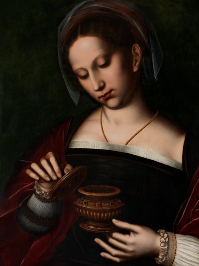 マグダラのマリアの詳細（キャンバスに油彩） 作： Ambrosius Benson