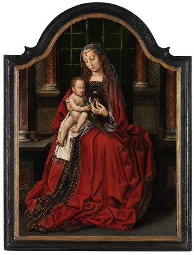 Madonna (óleo sobre painel) 作： Ambrosius Benson