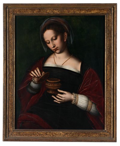 マグダラのマリア（キャンバスに油彩） 作： Ambrosius Benson