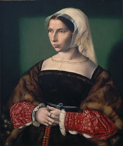 アン・スタッフォードの肖像 作： Ambrosius Benson