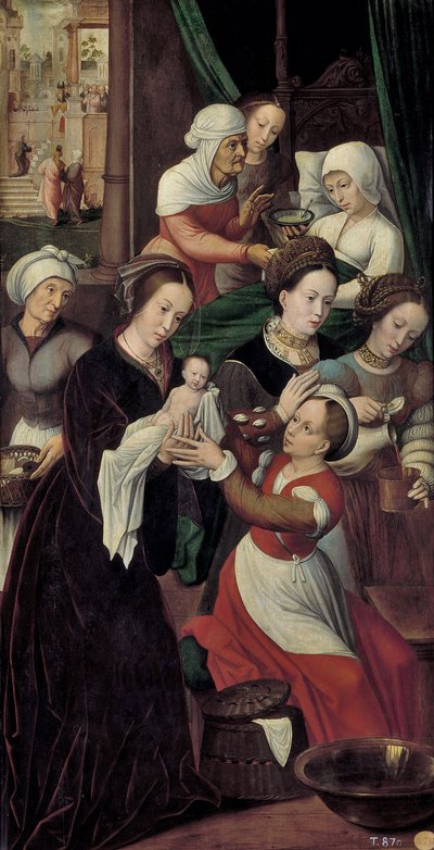 聖母マリアの降誕 作： Ambrosius Benson