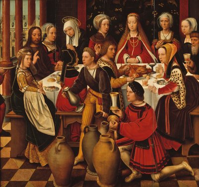 カナの結婚式、1530〜50年頃 作： Ambrosius Benson