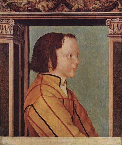 茶髪の少年 作： Ambrosius Holbein