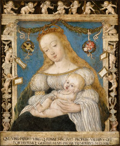 聖母子 作： Ambrosius Holbein