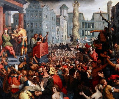 ザレウコスの審判」1606年頃（パネルに油彩 作： Ambrosius the Elder Francken or Franck